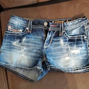 Rock revival Jean shorts